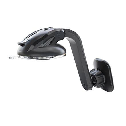 ColorWay | Magnetic Car Holder For Smartphone | Dashboard-2 | Adjustable | Magnetic | Gray | Panel or windshield mounting using a suction cup with a g