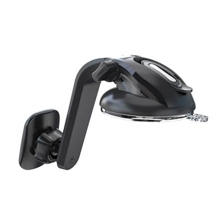 ColorWay | Magnetic Car Holder For Smartphone | Dashboard-2 | Adjustable | Magnetic | Gray | Panel or windshield mounting using a suction cup with a g