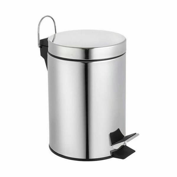 Sophink med pedal Confortime Silvrig 3 L (6 antal)