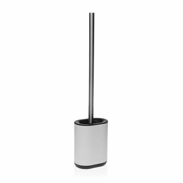 Toalettborste Versa Vit Stål polypropen 7,7 x 48,5 x 11,4 cm