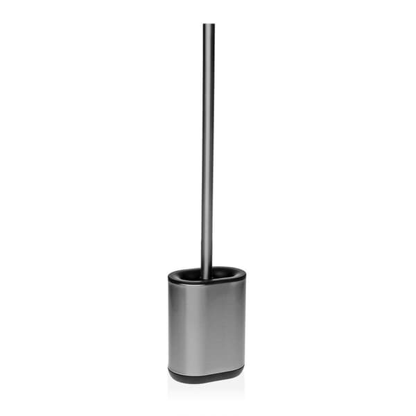 Toalettborste Versa Stål polypropen 7,7 x 48,5 x 11,4 cm