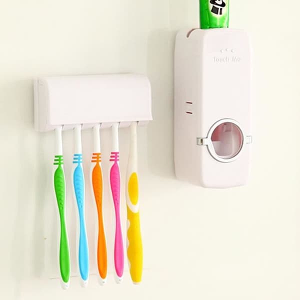 Automatisk tandkrämsdispenser - Vit