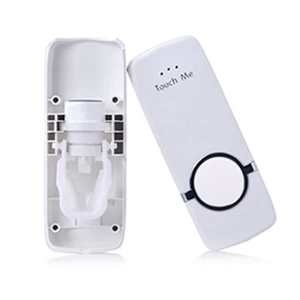 Home Automatisk tandkrämsdispenser + 5 tandborsthållare Set Väggfäste-12031