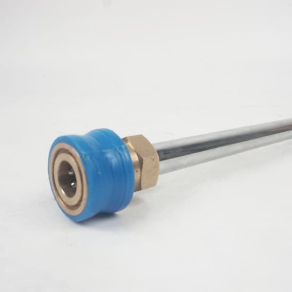 INF Højtryksrenseradapter, G1/4 Quick Connect hunstik med blå ærme
