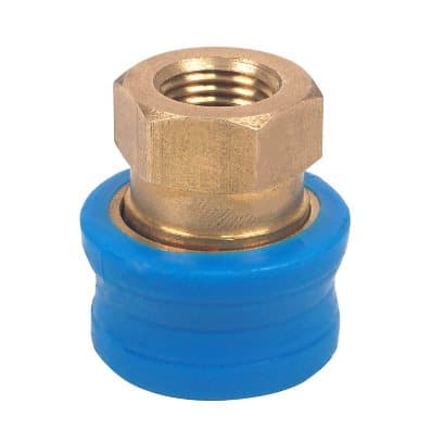 INF Højtryksrenseradapter, G1/4 Quick Connect hunstik med blå ærme