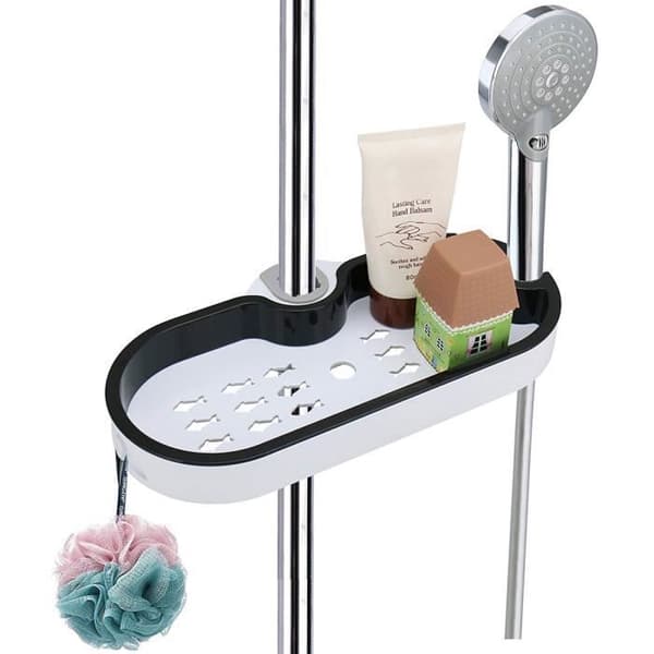 Jetcco Bathroom Organizer Hållare Justerbar Badrumsduschhylla