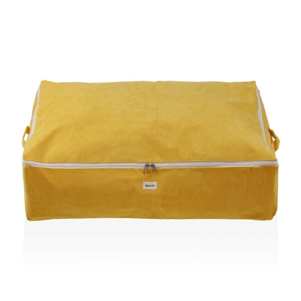 Förvaringslåda Versa Corduroy 50 x 20 x 70 cm Gul