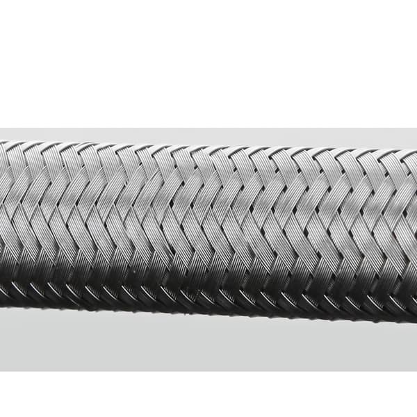 INF Flätat toalettvattenledningsrör med mässingsmutter (2-pack)