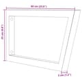 Miniatyrbilde 10 av 10: vidaXL Hyllebraketter for servant 2 stk svart trapes stål