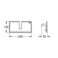 Miniatyrbild 2 av 3: GROHE EUPHORIA - EASYREACH TABLETT, VIT 26362LN1