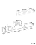 Miniatyrbilde 3 av 9: Badekarbrett i Lyst Tre Bambus Baderomstilbehør Design i Tre