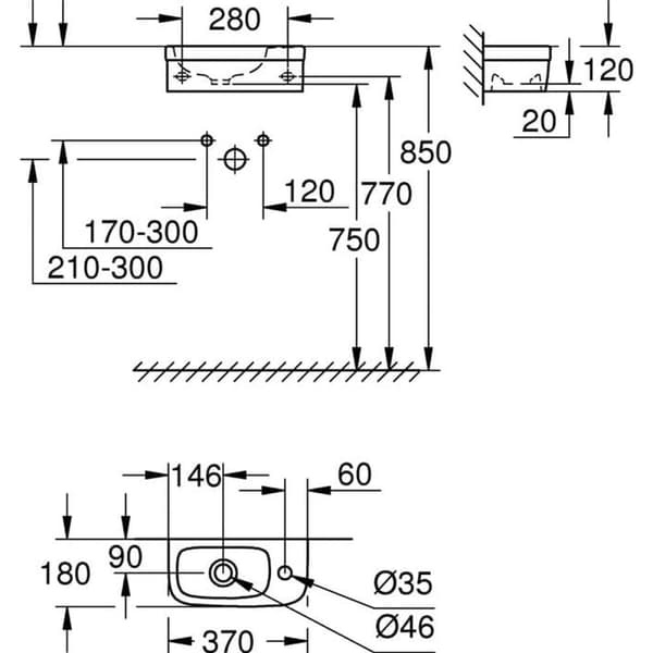 Håndvask Grohe 3932700H