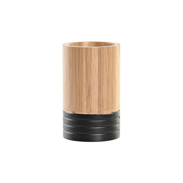 Tandborsthållare DKD Home Decor Bambu 7 x 7 x 11 cm