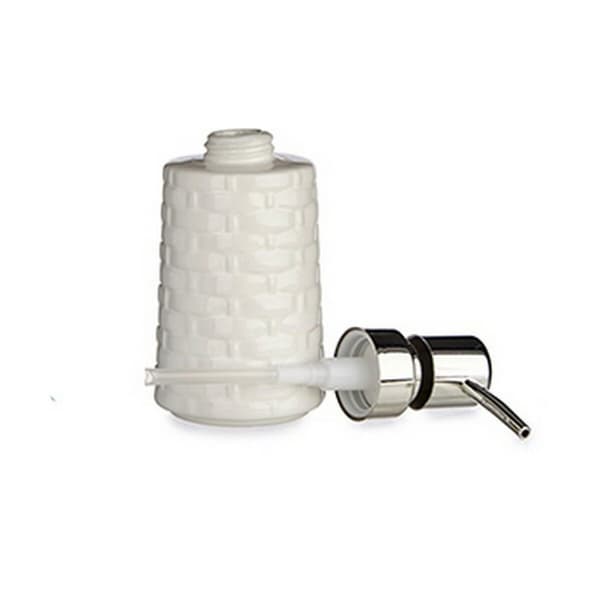 Tvåldispenser Berilo J912-A-BLANCO Vit Silvrig Keramik 150 ml (6 antal)