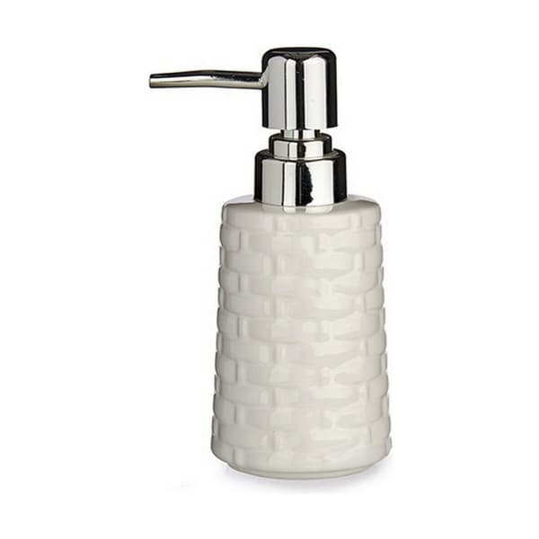 Tvåldispenser Berilo J912-A-BLANCO Vit Silvrig Keramik 150 ml (6 antal)