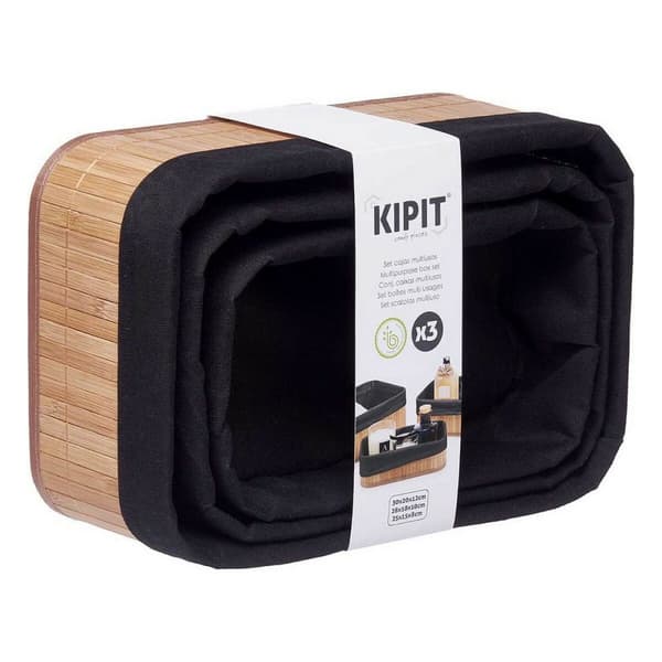 Organiserare Berilo BA1317-438 Bambu 31 x 12 x 21 cm Set