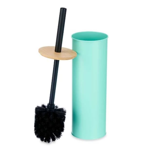 Toalettborste Berilo B1041C BAMBOO - 397 Mint Metall Bambu Plast 9,5 X 27 X 9,5 cm (6 antal)