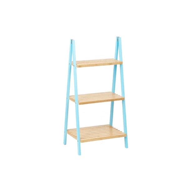 Badrumshyllor Berilo WR5504-3-433 Blå Naturell 40,3 x 81,5 x 30 cm