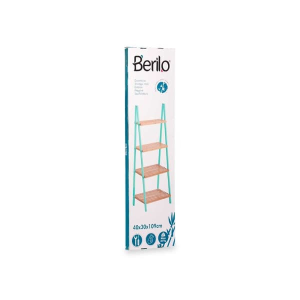 Badrumshyllor Berilo WR5504-4-427 Naturell Mint 40 x 109,3 x 30 cm