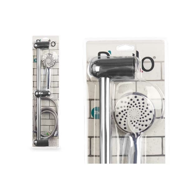 Duschset Berilo 168 Vit Silvrig Metall
