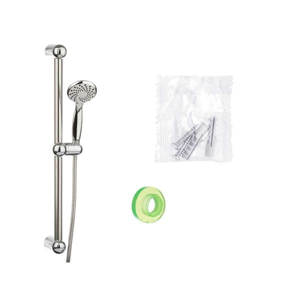 Duschset Berilo 168 Vit Silvrig Metall