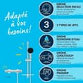 Miniatyrbild 4 av 5: Duschpelare Grohe Precision Feel Plast