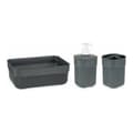 Miniatyrbillede 1 af 3: Conjunto de Banho Berilo Antracit Plastik