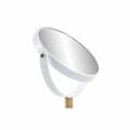 Miniatyrbillede 3 af 3: Spejl DKD Home Decor Hvid Natur Bambus Aluminium polystyren 17 x 17 x 31 cm