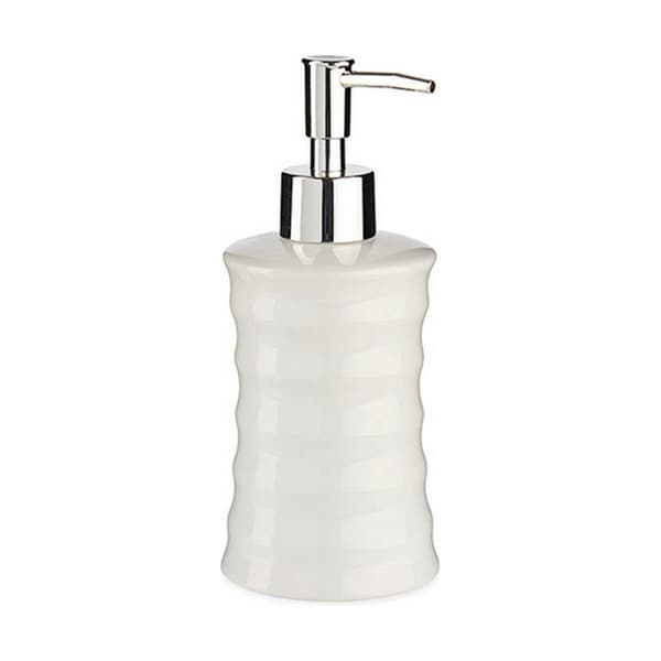 Sæbedispenser Berilo DW20800-B Hvid Metal Keramik Bølger 260 ml (12 enheder)