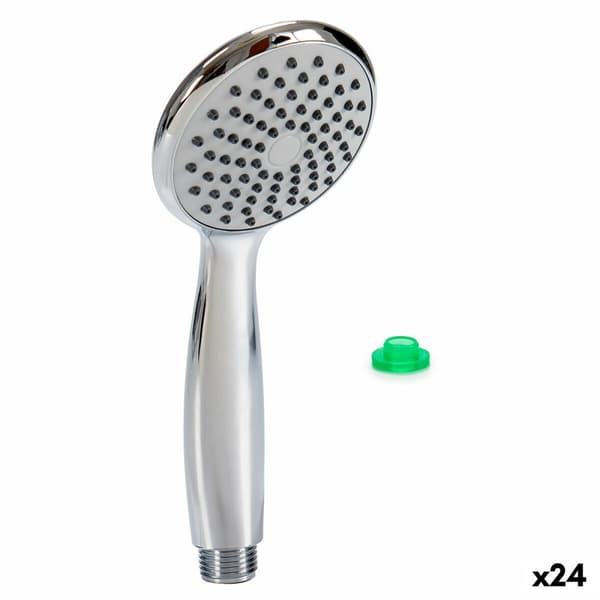 Brusehoved Berilo AR1711518 Sølvfarvet Plastik 20 x 9 x 4 cm (24 enheder)