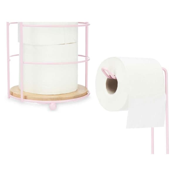 Toiletpapirholder Berilo W7276PB - 389 Pink 16,5 x 63,5 x 16,5 cm (4 enheder)