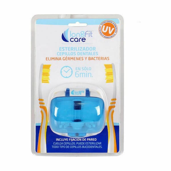 UV-sterilisation LongFit Care Escova de Dentes 15 x 23 x 6 cm (2 enheder)