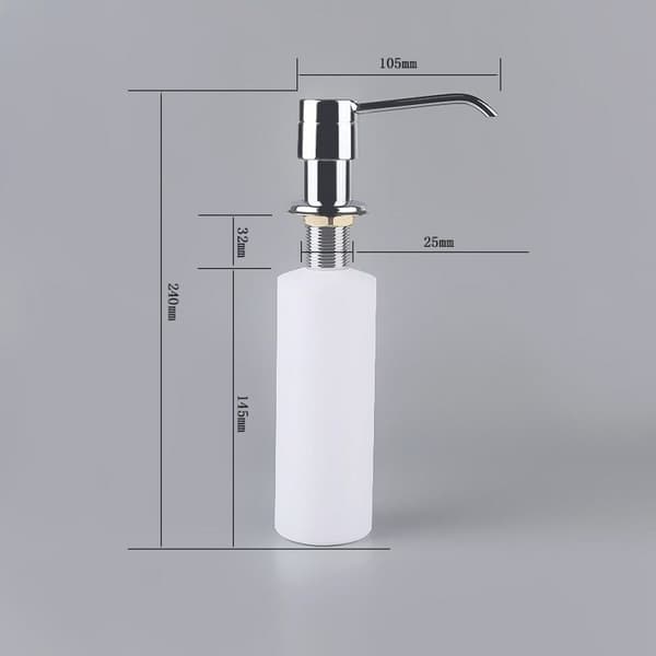 Sæbedispenser Pyramis DP-01 028102501 chrom Krom