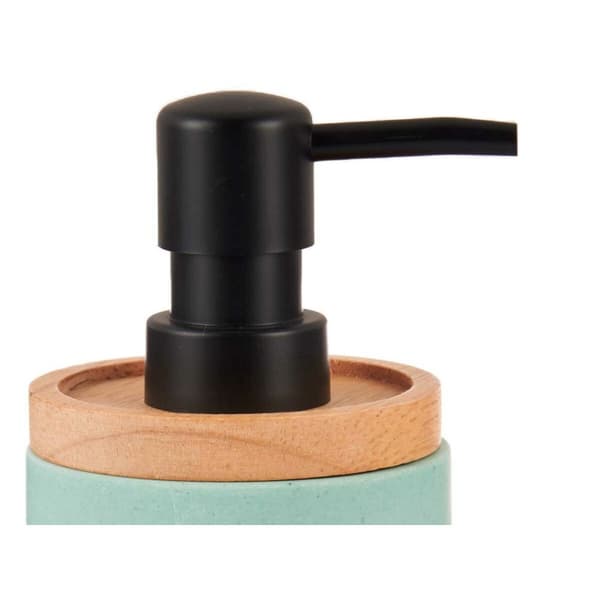 Sæbedispenser Berilo B5456BC-1 - 446 Mint Træ Harpiks Plastik 9,5 x 18,5 x 7,8 cm (6 enheder)