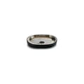 Miniatyrbilde 2 av 4: Såpeholder Sølv Rustfritt stål Plast 9,5 x 2,5 x 13 cm - Svart