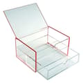 Miniatyrbilde 9 av 9: Boks med rom polypropylen (13 x 9,2 x 17,1 cm) - Grønn