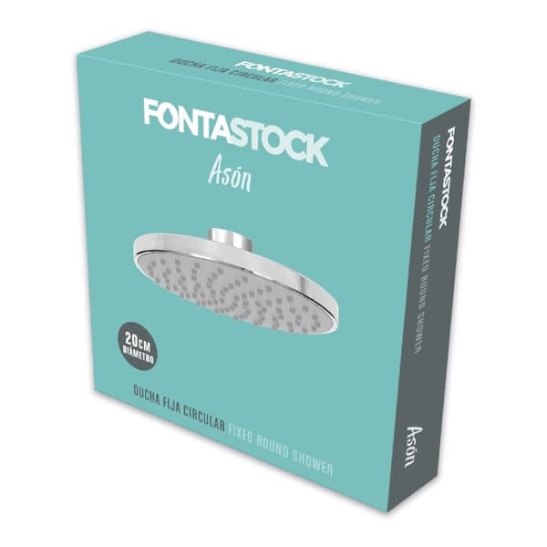 Dusjrose Fontastock ASÓN ABS Ø 20 cm