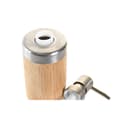 Miniatyrbilde 2 av 3: Badesett DKD Home Decor Sølv Naturell Bambus polypropylen 7 x 7 x 17 cm (2 enheter)