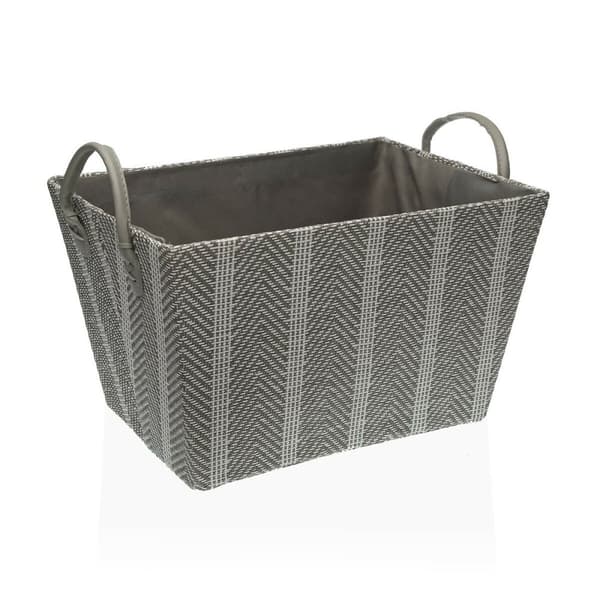 Multifunksjonell kurv Versa 26 x 22 x 36 cm Grå