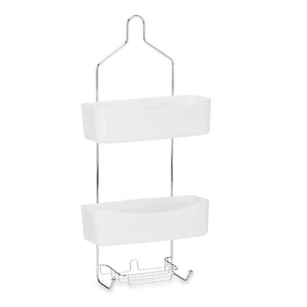 Baderomshyller Berilo W7072 - 382 Hvit Metall Plast 28 x 60 x 14 cm (6 enheter)