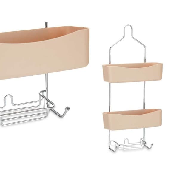 Baderomshyller Berilo W7072 - 384 Beige Metall Plast 28 x 60 x 14 cm (6 enheter)