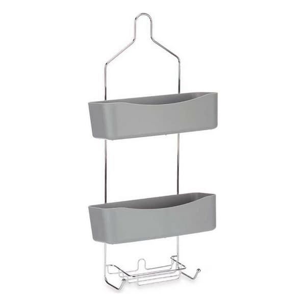 Baderomshyller Berilo W7072 - 383 Grå Metall Plast 28 x 60 x 14 cm (6 enheter)