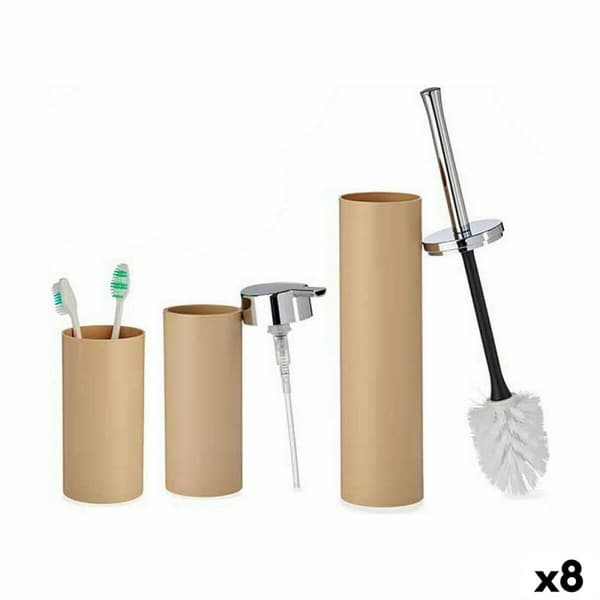 Badesett Berilo B6274 S3-2 Brun Plast (8 enheter)