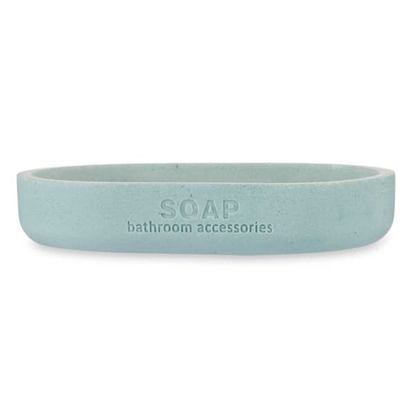 Såpeholder Berilo B5456BC-4 - 457 Blå Harpiks Bambus 12,5 x 2,5 x 8,5 cm (6 enheter)