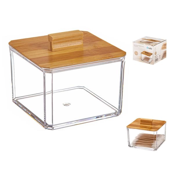 Sminkeorganisator Ballete Bambus 9,5 x 9,5 x 8 cm