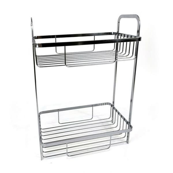 Baderomshyller Confortime Chromed Sølv 29 x 18 x 39 cm (4 enheter)