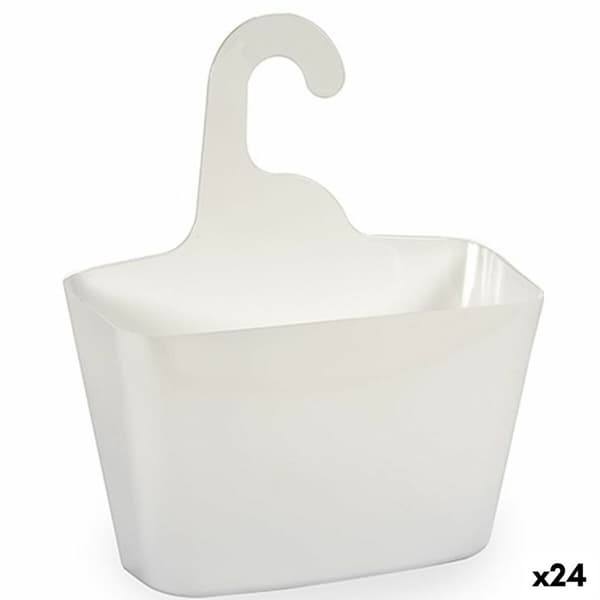 Baderomscaddy Berilo G-507 Hvit Plast 11,5 x 31,5 x 28,5 cm (24 enheter)