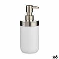 Pikkukuva 1 / 2: Saippua-annostelija Berilo BP15-001-2 Valkoinen Hopeinen Muovinen 350 ml 8 x 17 x 9 cm (6 osaa)