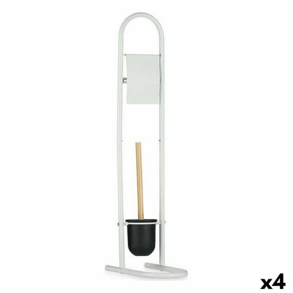 Vessapaperirullateline harjatelineellä Berilo CN-B0810P - 401 Valkoinen 16 x 28,5 x 80,8 cm (4 osaa)