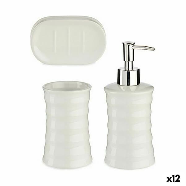Kylpysetti Berilo DW29150-1 Valkoinen Keraminen (12 osaa)